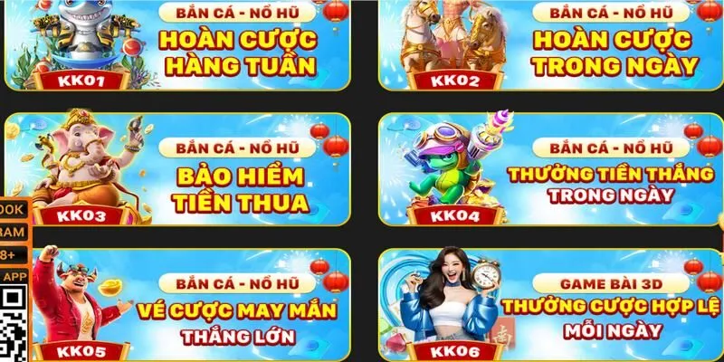 Hoàn cược là một trong những sự kiện bùng nổ tại 8KBET