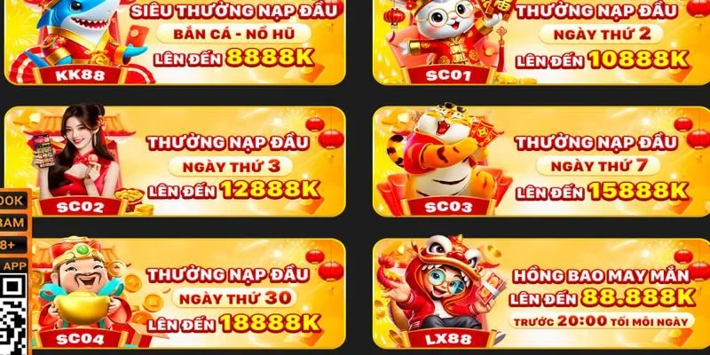 Thưởng nạp tiền 8KBET là chính sách hấp dẫn anh em không nên bỏ lỡ